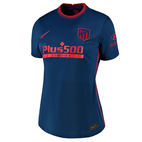 Camiseta Atlético De Madrid Replica Segunda Ropa Mujer 2020/21 Azul